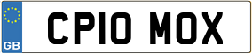 Truck License Plate